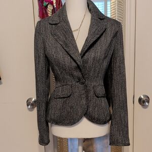 White House Black Market Charcoal Blazer